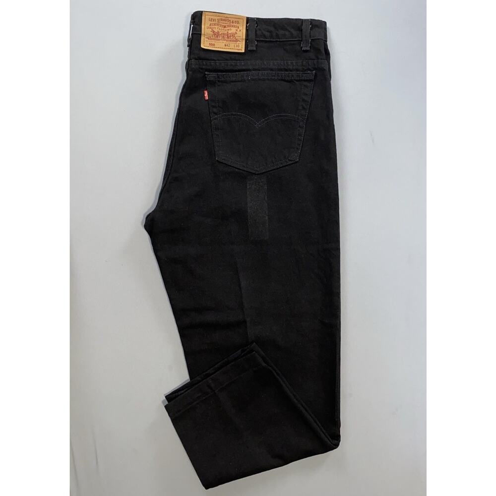 Vintage USA Made Levi's 550 Cotton Denim Jeans. Men's 42X30, Likely NWOT.